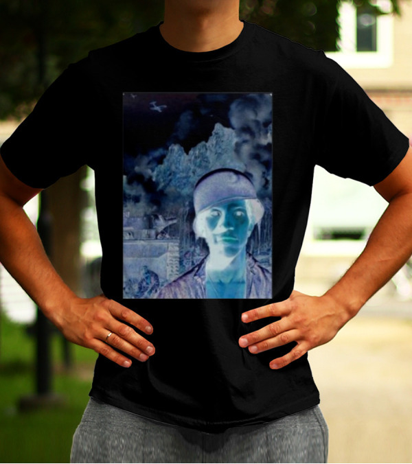 Janelledrtysoul Tyler Joseph Clancy Madrid Psychedelic Negative Mountain Portrait T-Shirt