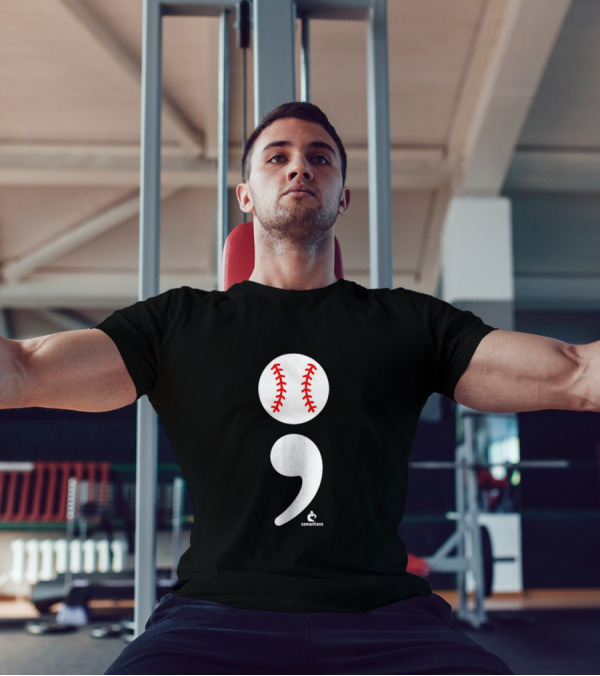 Jarren Duran The Game Isn’t Over Baseball Semicolon Symbol T-Shirt