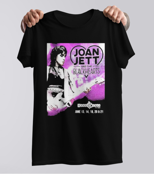 Joan Jett And The Blackhearts House Of Blues Las Vegas June 12 14 15 2025 T-Shirt