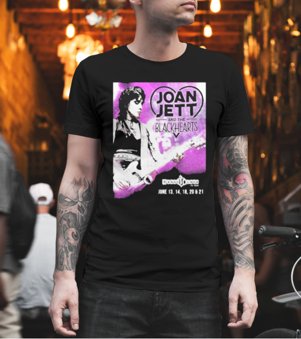 Joan Jett And The Blackhearts House Of Blues Las Vegas June 12 14 15 2025 T-Shirt