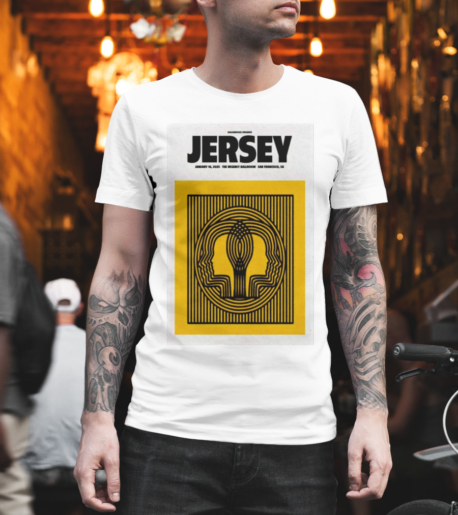 Goldenvoice Presents Jersey January 18, 2025 The Regency Ballroom San Francisco CA T-Shirt