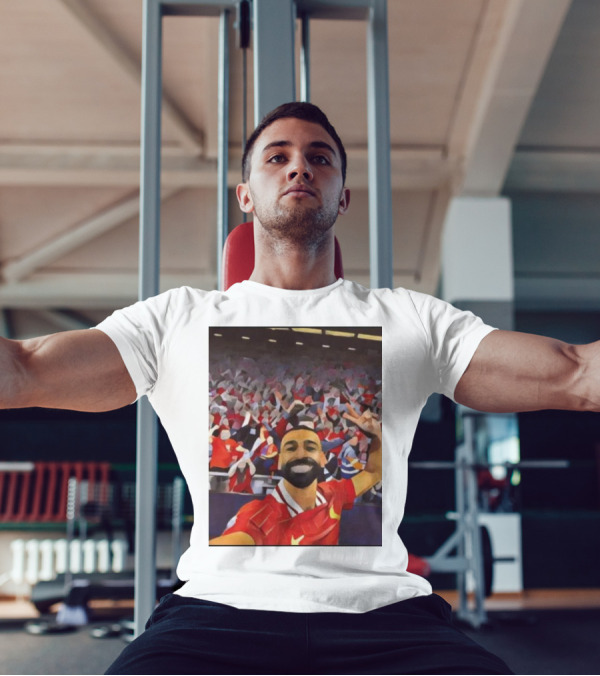 Liverpool FC 2025 Premier League Champions Mohamed Salah Selfie Celebration T-Shirt