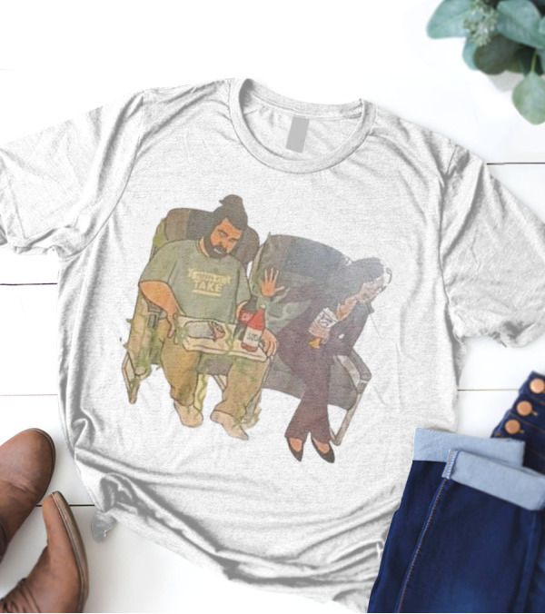 Max Sitting Next To Kamala Harris With Supreme Court Joe Cola T-Shirt
