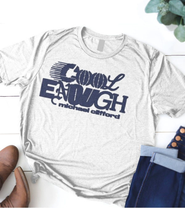Michael Clifford Cool Enough Text Artwork T-Shirt