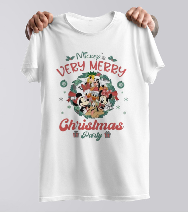 Mickey Very Merry Christmas Party 2024 Magic Kingdom T-Shirt