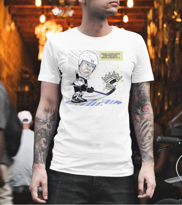 Mikael Granlund Overtime Goal Wins 4-3 Against Sweden With Hockey Crown Icon T-Shirt