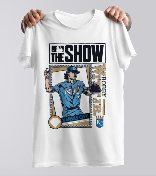 MLB The Show Kansas City Royals Bobby Witt Jr 2025 Kansas City T-Shirt