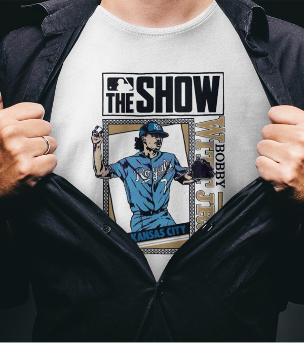 MLB The Show Kansas City Royals Bobby Witt Jr 2025 Kansas City T-Shirt