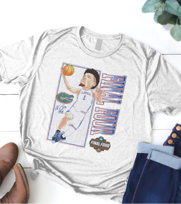 Montrell Johnson Jr Florida Gators Basketball Final Four Vintage T-Shirt