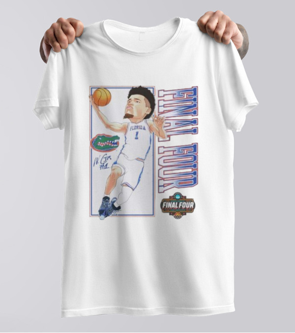 Montrell Johnson Jr Florida Gators Basketball Final Four Vintage T-Shirt