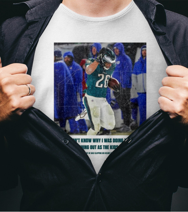 Philadelphia Eagles Saquon Barkley Quote Crashing Out Kids Would Say T-Shirt