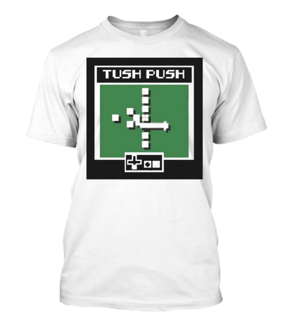 Philadelphia Eagles Tush Push Tecmo Video Game Style T-Shirt