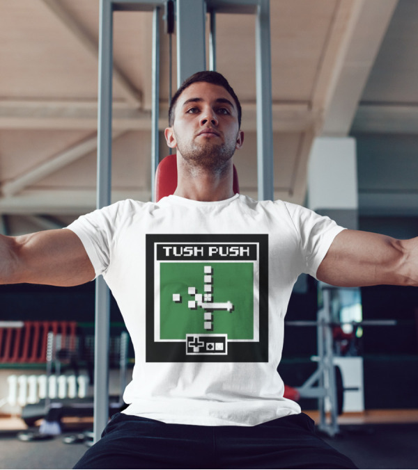 Philadelphia Eagles Tush Push Tecmo Video Game Style T-Shirt
