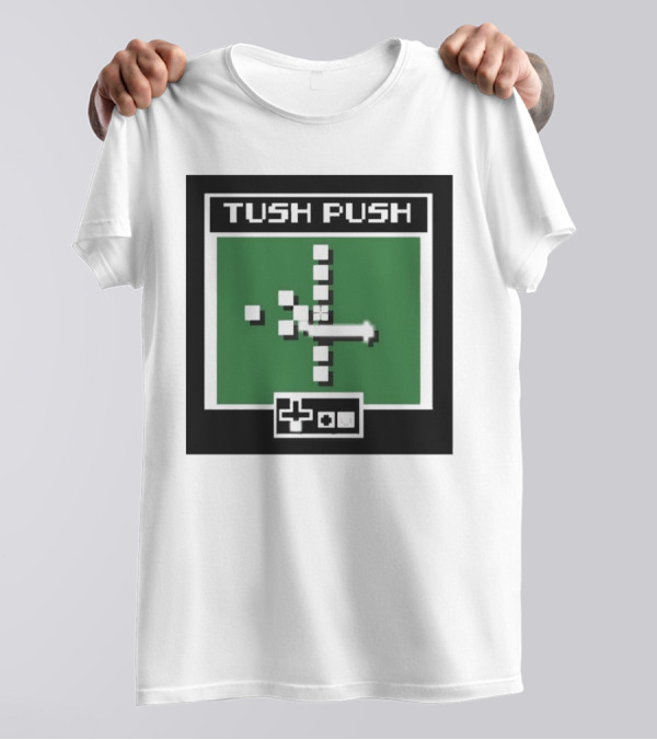 Philadelphia Eagles Tush Push Tecmo Video Game Style T-Shirt