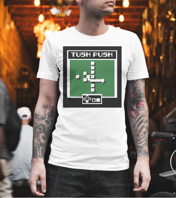 Philadelphia Eagles Tush Push Tecmo Video Game Style T-Shirt