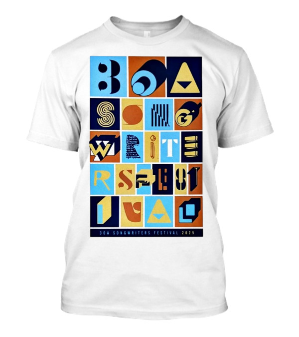 30A Songwriters Festival 2025 Walton Florida Beach T-Shirt
