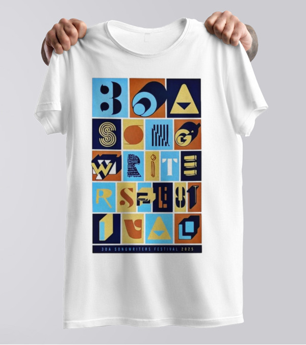 30A Songwriters Festival 2025 Walton Florida Beach T-Shirt