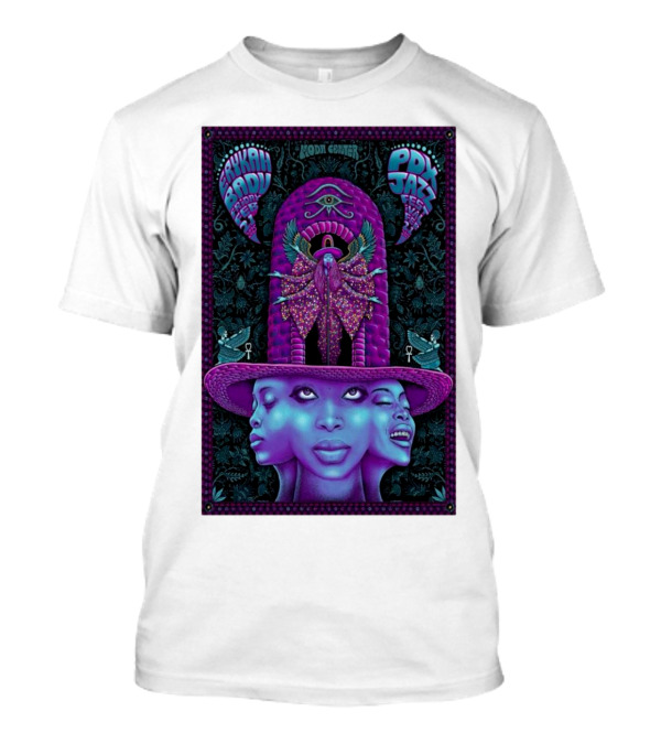 Erykah Badu February 21 2025 Moda Center PDX Jazz Fest T-Shirt