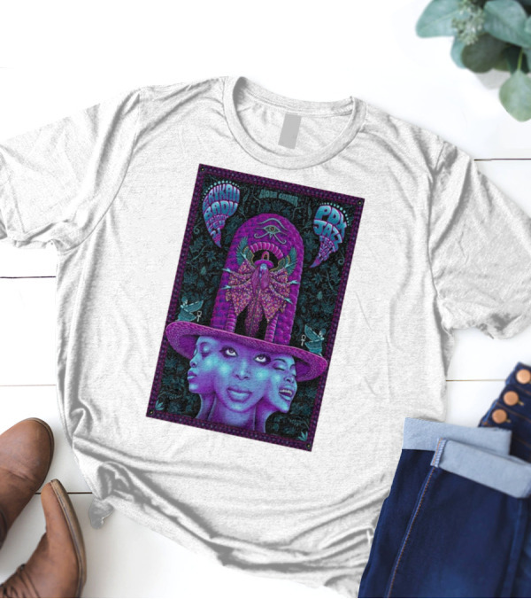 Erykah Badu February 21 2025 Moda Center PDX Jazz Fest T-Shirt