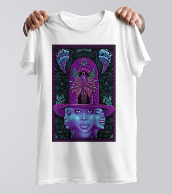 Erykah Badu February 21 2025 Moda Center PDX Jazz Fest T-Shirt