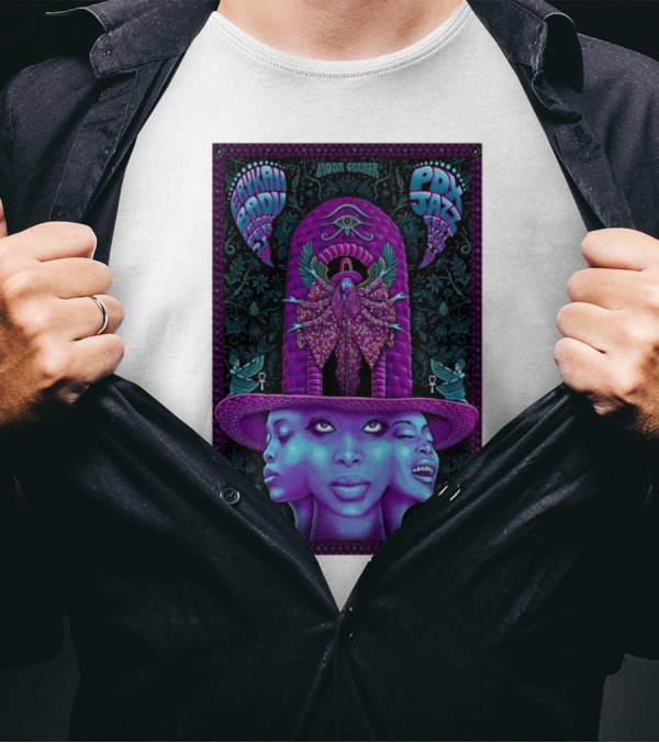 Erykah Badu February 21 2025 Moda Center PDX Jazz Fest T-Shirt