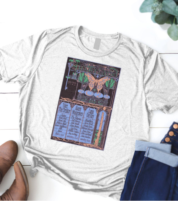 Hinterland Fest 2025 St. Charles Iowa Featuring Tyler The Creator Kacey Musgraves T-Shirt