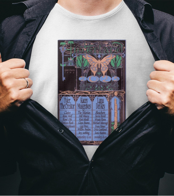 Hinterland Fest 2025 St. Charles Iowa Featuring Tyler The Creator Kacey Musgraves T-Shirt