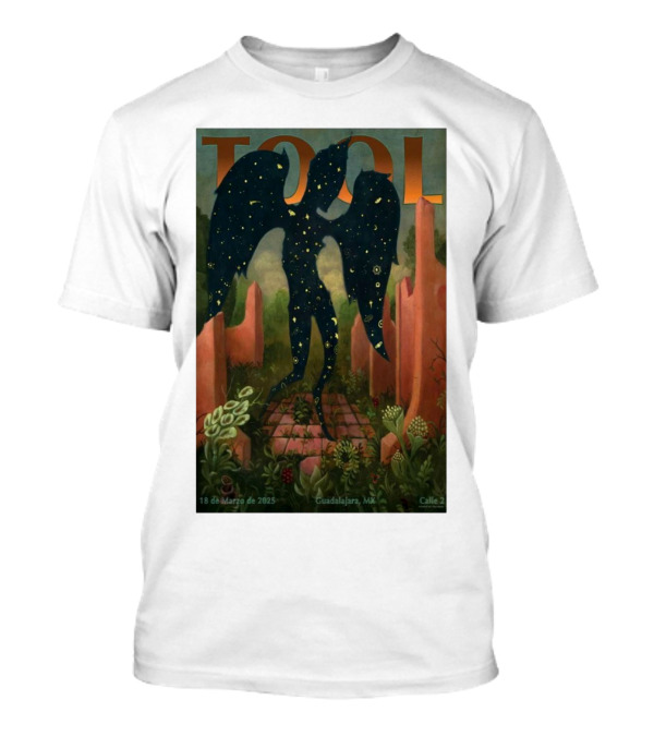 Tool March 18 2025 Calle 2 Guadalajara Mexico T-Shirt