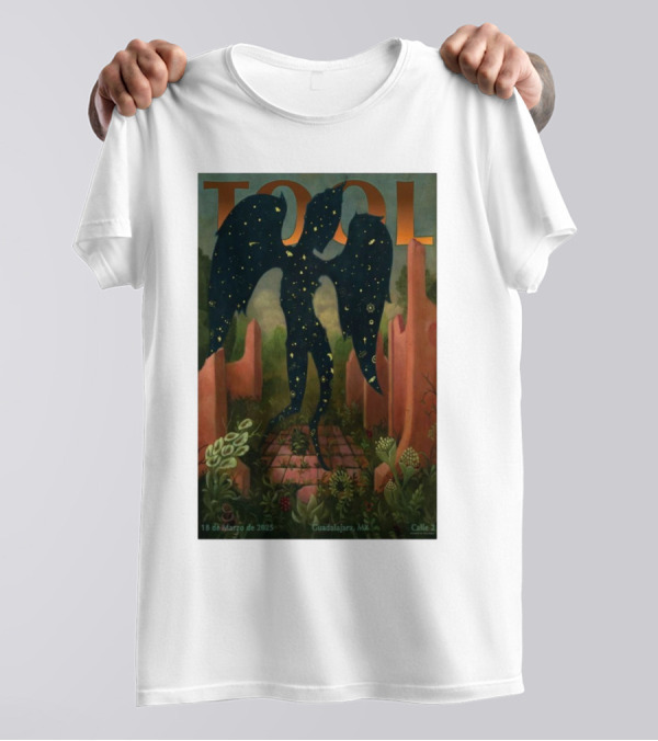 Tool March 18 2025 Calle 2 Guadalajara Mexico T-Shirt