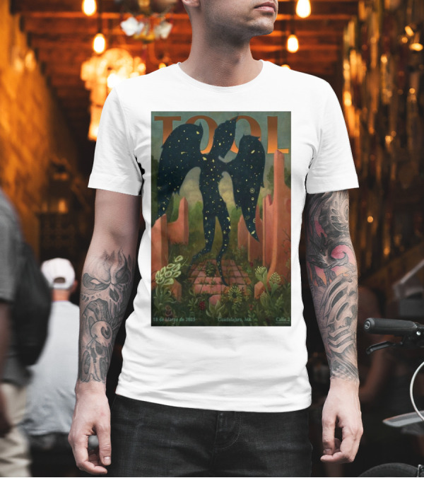 Tool March 18 2025 Calle 2 Guadalajara Mexico T-Shirt