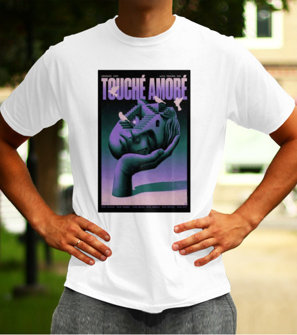Touche Amore Trauma Ray Tour Germany 2025 Concert München Dresden Berlin Hamburg Münster Köln T-Shirt