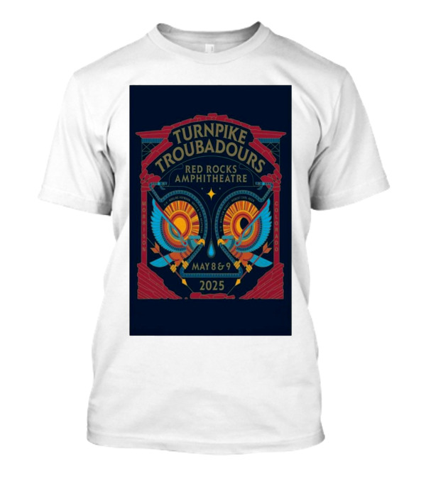Turnpike Troubadours Red Rocks Amphitheatre May 8 & 9 2025 Morrison Colorado T-Shirt