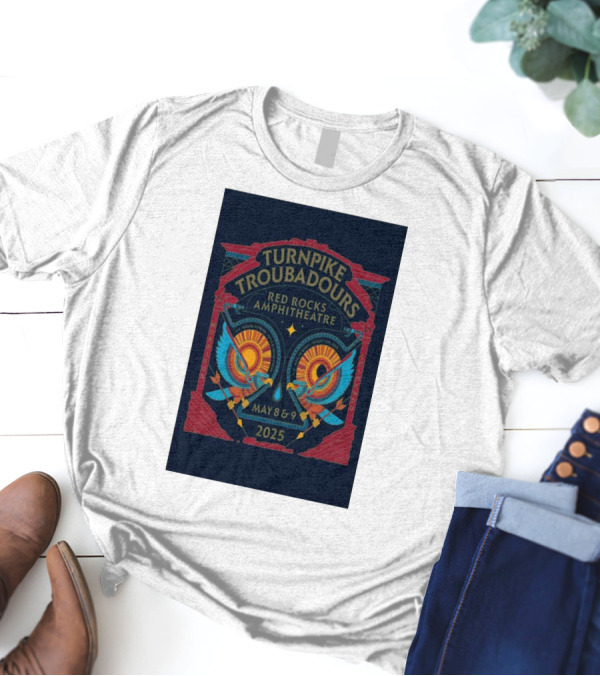 Turnpike Troubadours Red Rocks Amphitheatre May 8 & 9 2025 Morrison Colorado T-Shirt