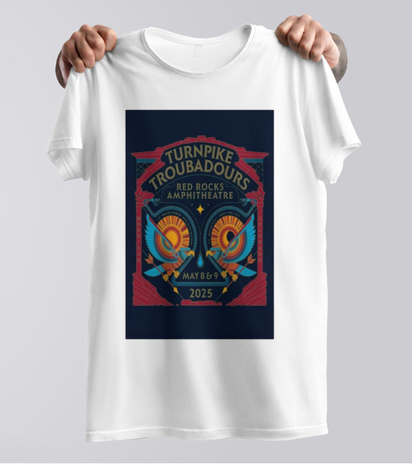 Turnpike Troubadours Red Rocks Amphitheatre May 8 & 9 2025 Morrison Colorado T-Shirt