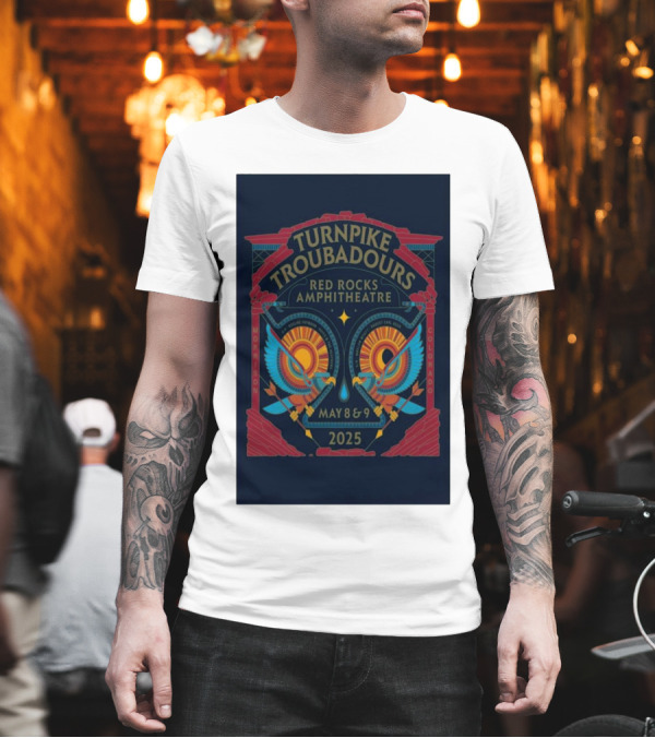 Turnpike Troubadours Red Rocks Amphitheatre May 8 & 9 2025 Morrison Colorado T-Shirt