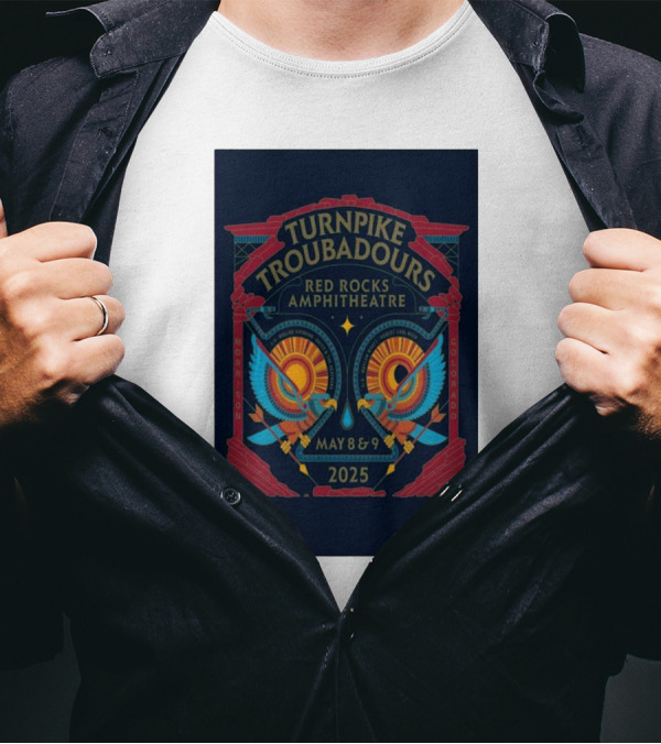 Turnpike Troubadours Red Rocks Amphitheatre May 8 & 9 2025 Morrison Colorado T-Shirt