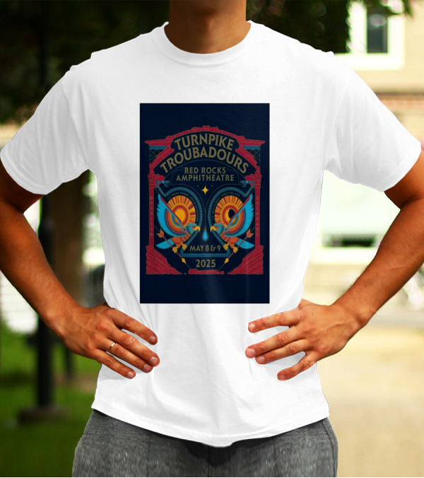 Turnpike Troubadours Red Rocks Amphitheatre May 8 & 9 2025 Morrison Colorado T-Shirt