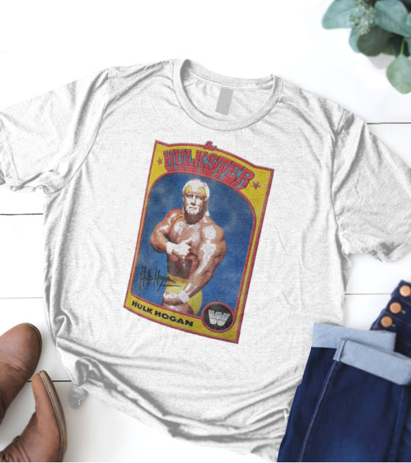 Hulk Hogan The Hulkster Vintage Sports Card Signature WWE 2025 Ripple Junction T-Shirt