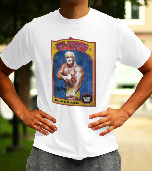 Hulk Hogan The Hulkster Vintage Sports Card Signature WWE 2025 Ripple Junction T-Shirt