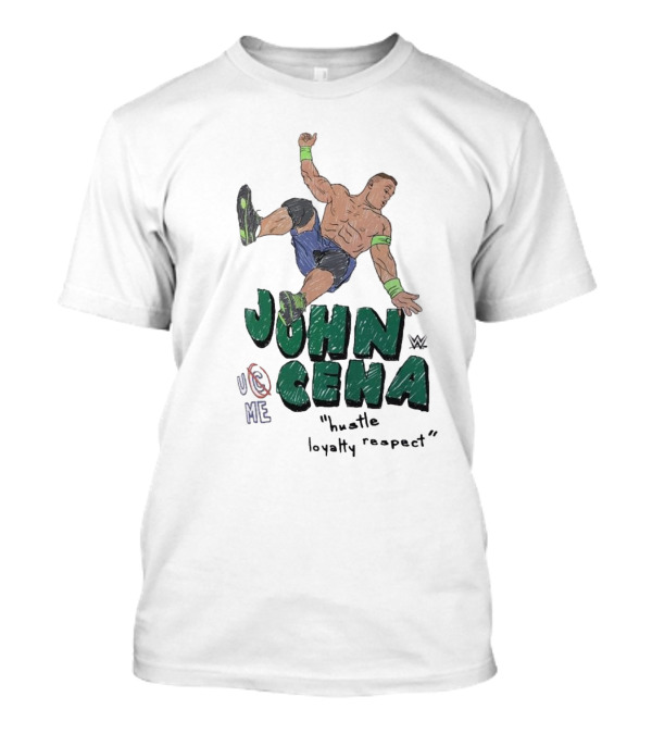 Ripple Junction WWE John Cena U Can’t See Me Hustle Loyalty Respect 2025 T-Shirt