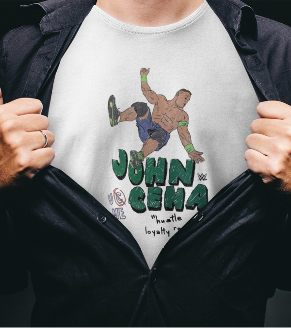 Ripple Junction WWE John Cena U Can’t See Me Hustle Loyalty Respect 2025 T-Shirt