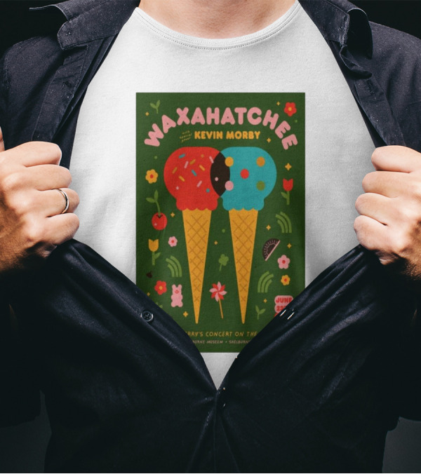 Waxahatchee Kevin Morby June 23 2025 Shelburne Museum Ben & Terry's Concert On The Green T-Shirt