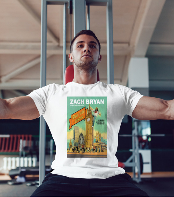 Zach Bryan Hyde Park London June 2025 Steve Takes London Saturday 28 Sunday 29 T-Shirt