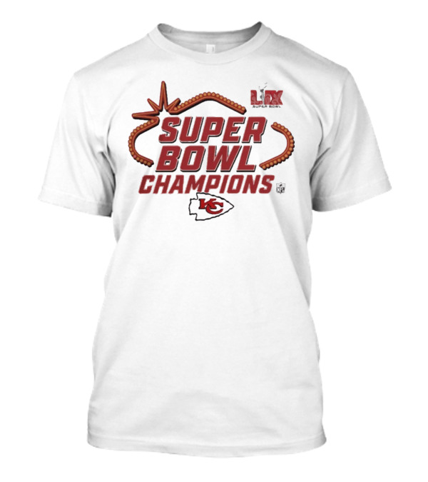 Kansas City Chiefs Super Bowl LIV Champions KC Logo T-Shirt