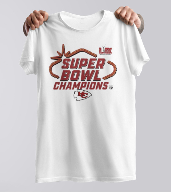 Kansas City Chiefs Super Bowl LIV Champions KC Logo T-Shirt