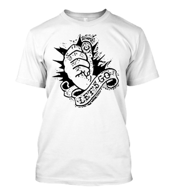 Rancid Let’s Go Punk Band Skull Art T-Shirt