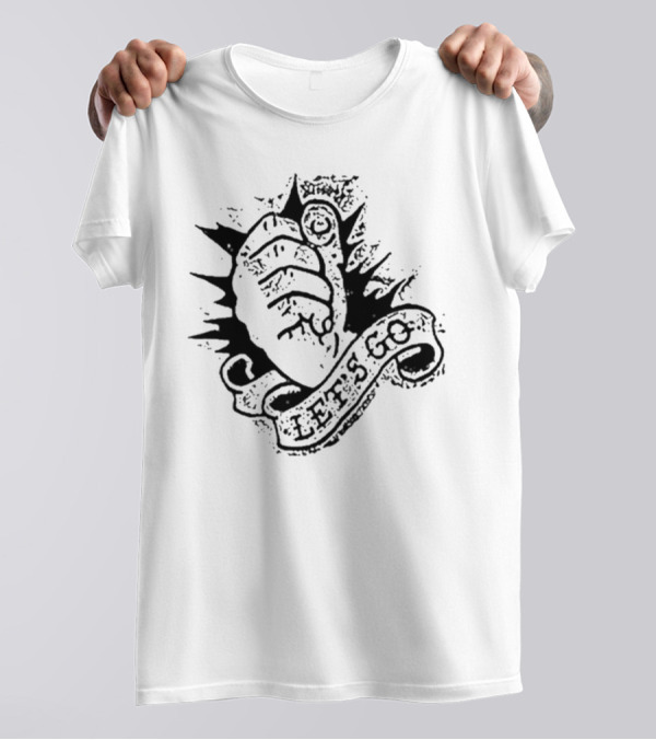 Rancid Let’s Go Punk Band Skull Art T-Shirt