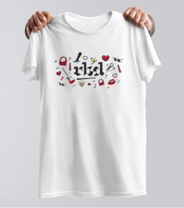 RBD Icon Headphones Guitar Heart Lightning Microphone 2025 T-Shirt