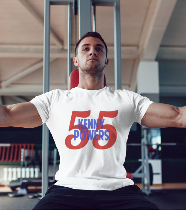 Kenny Powers 55 Bold Number Design T-Shirt