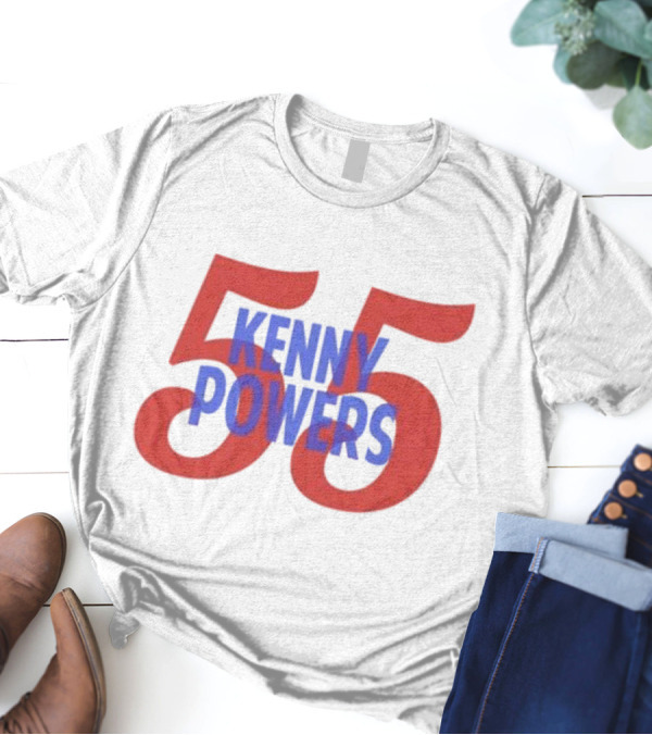 Kenny Powers 55 Bold Number Design T-Shirt